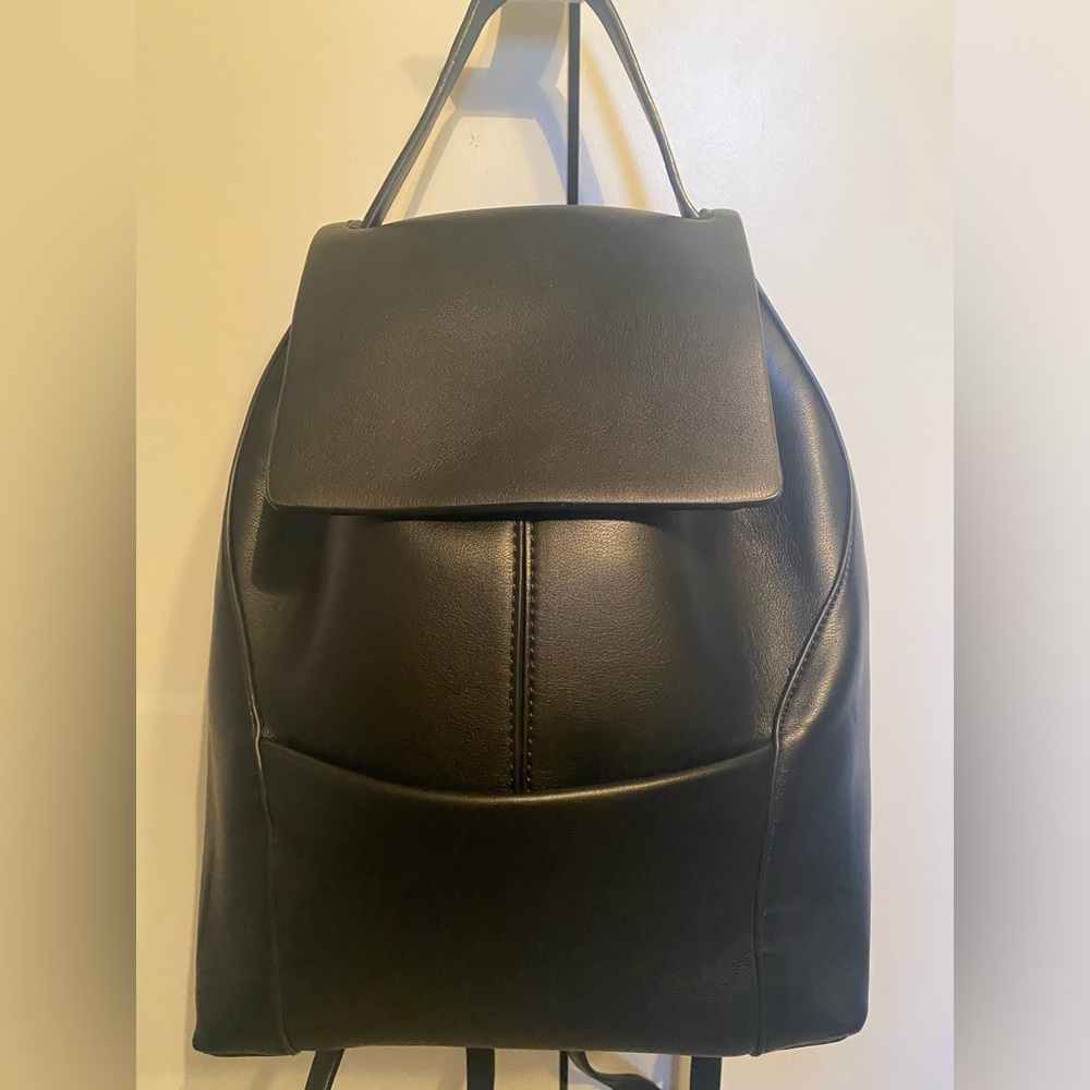 NEW BLACK UNISEX ZARA BACKPACK - Picture 2 of 6